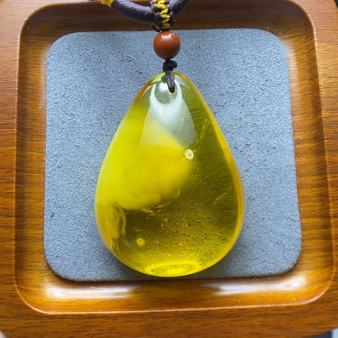 蜜蜡颈饰未镶嵌简郎