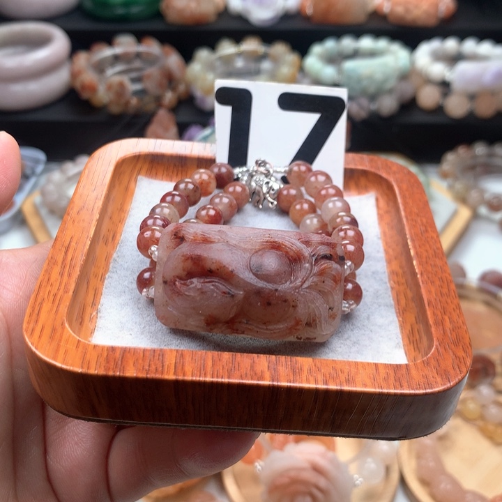 石英质玉手链未镶嵌