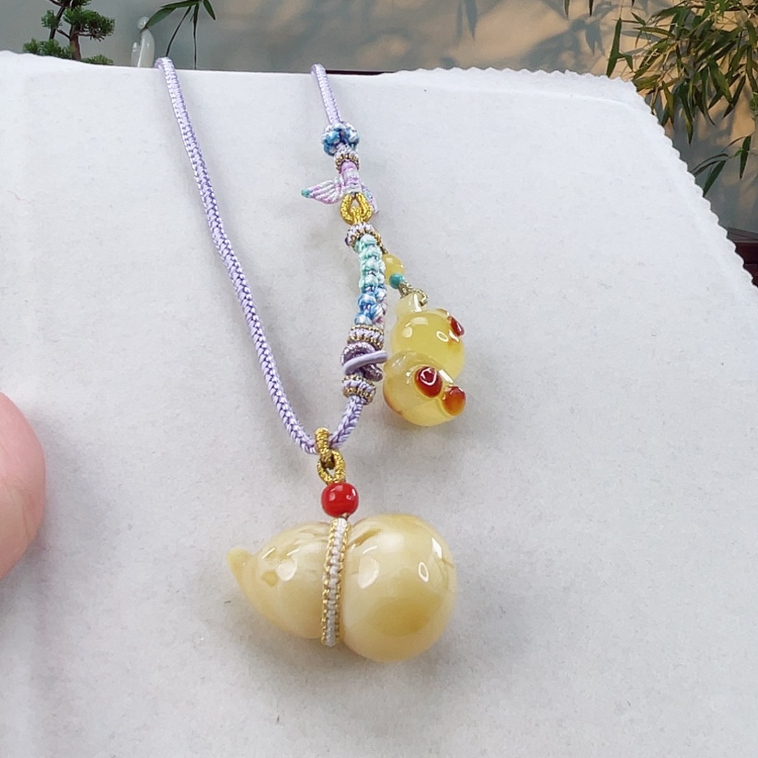 蜜蜡颈饰未镶嵌蜜蜡