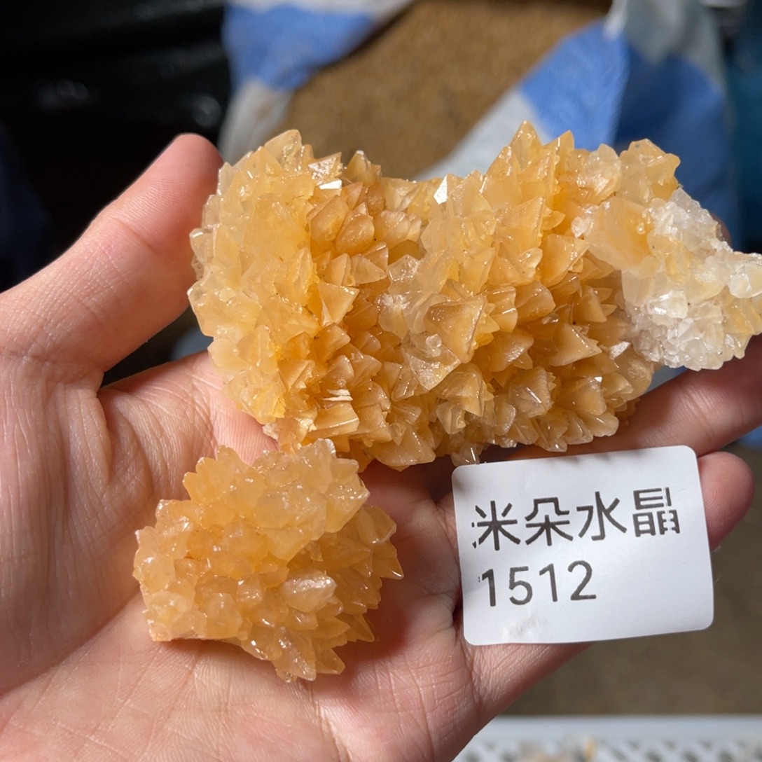 清***6未镶嵌珠宝半成品水晶水晶