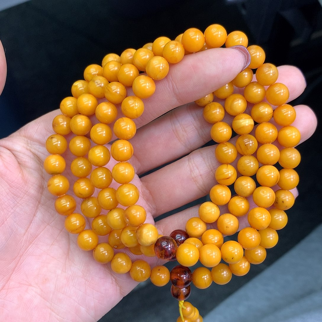 琥珀未镶嵌珠宝奇石7mm➕