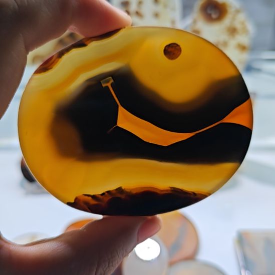 玛瑙/玉髓未镶嵌吊坠(不含链)10号