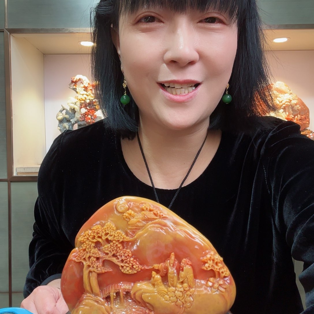 寿山石茉*昌化田黄摆件