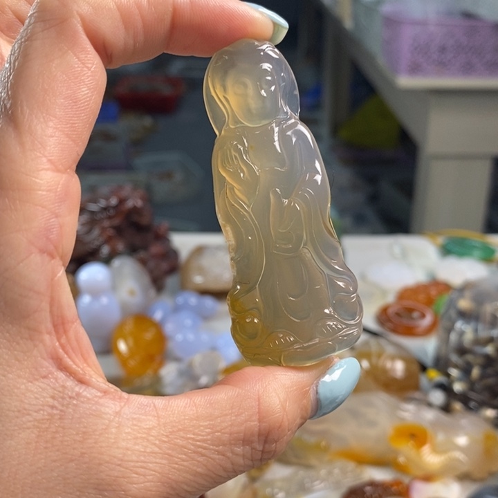 玛瑙/玉髓未镶嵌吊坠(不含链)