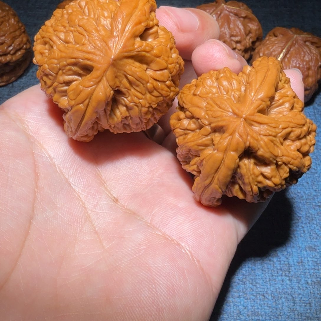 文玩核桃把件勇***影虎头王46尺寸L5