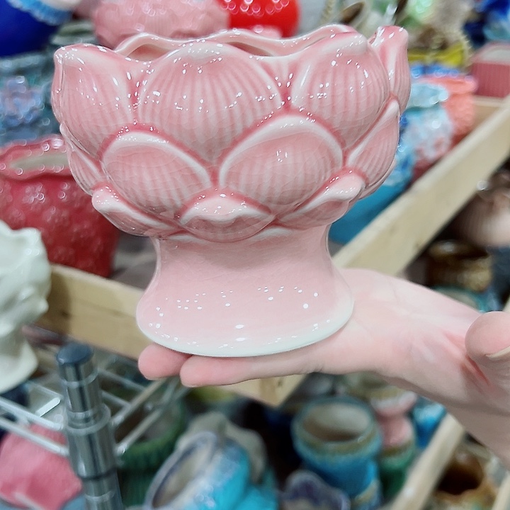 有孔，满10元发货多肉陶瓷花盆