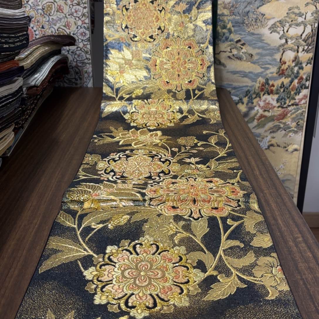 织绣唐锦西阵织桌旗