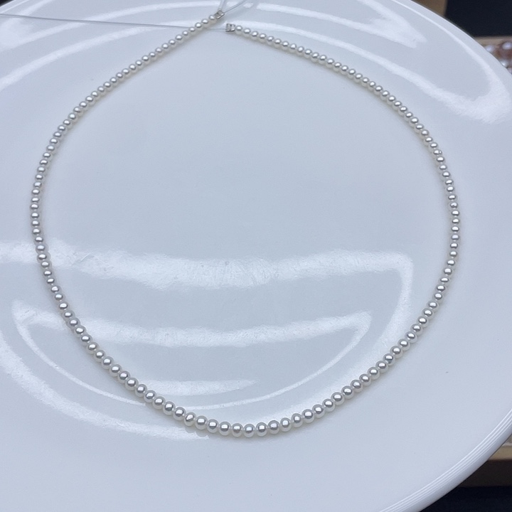 淡水珍珠颈饰银S925镶嵌