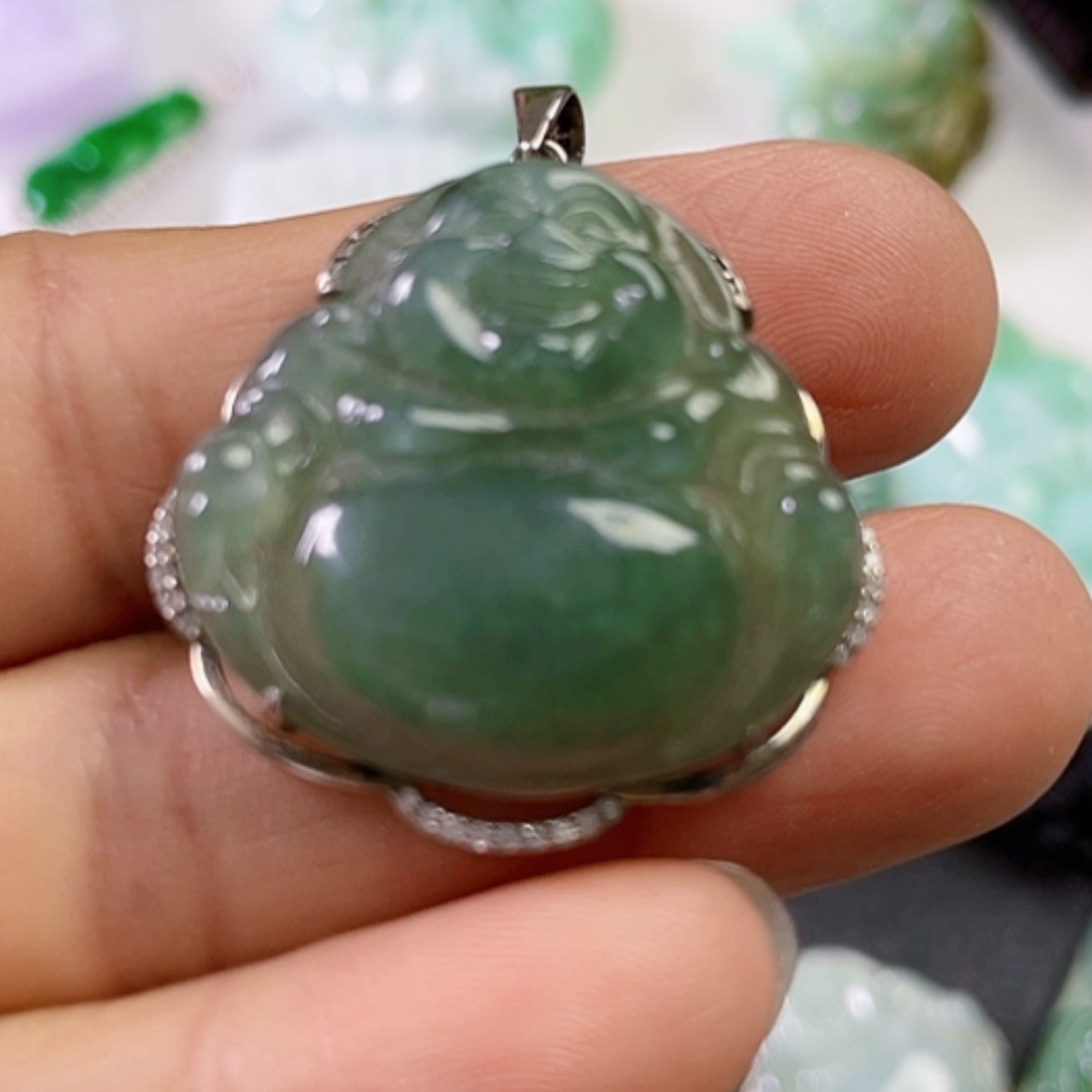 【闪购商品】翡翠吊坠(不含链)未镶嵌等*天然翡翠吊坠