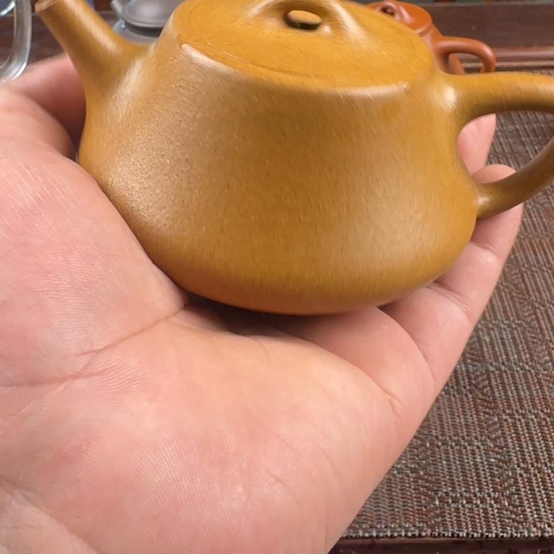 尼***长茶壶紫砂紫砂壶黄金段瓢160cc