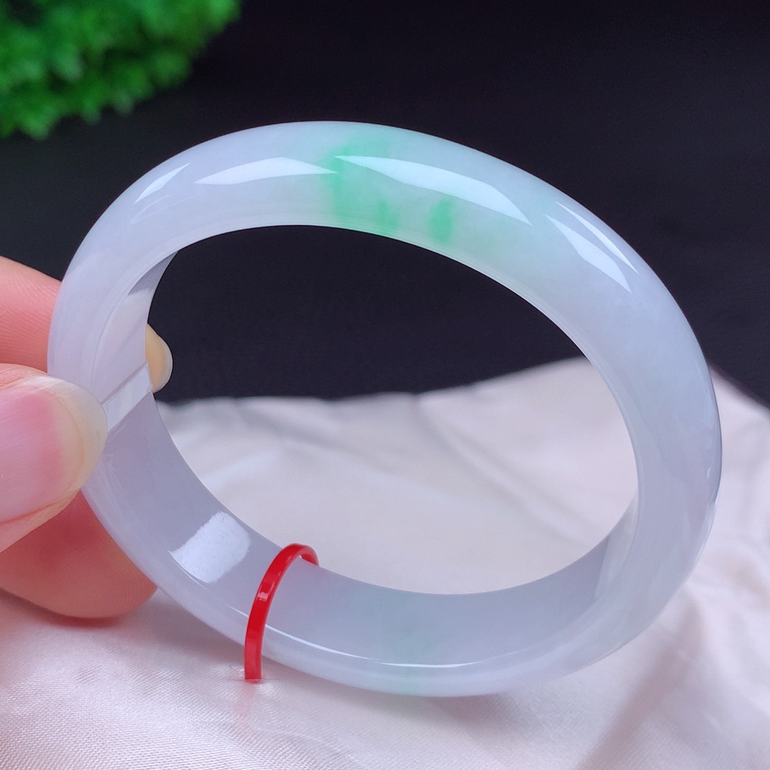 翡翠未镶嵌手镯54贵妃686007