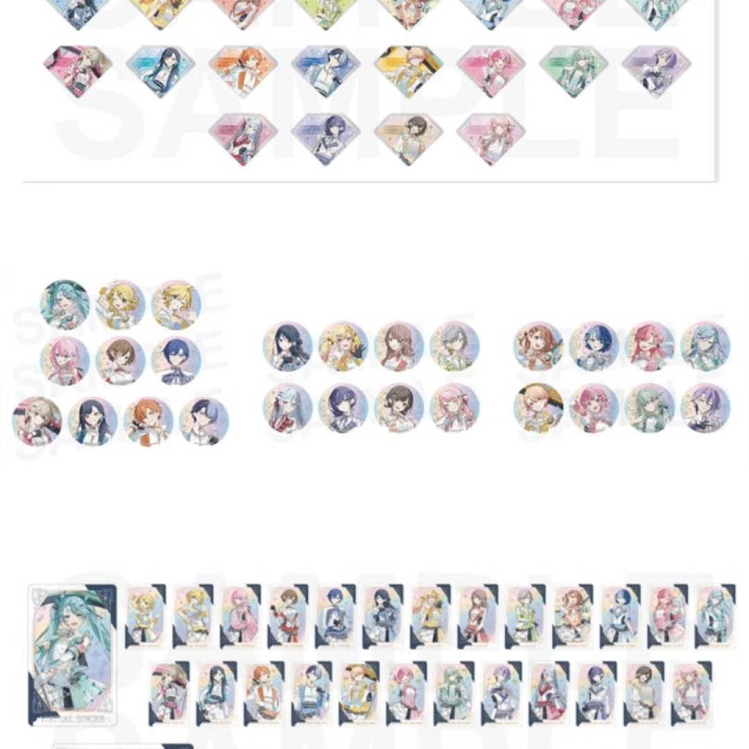 【日谷】世界计划pjsk 5周年感谢祭 吧唧卡牌