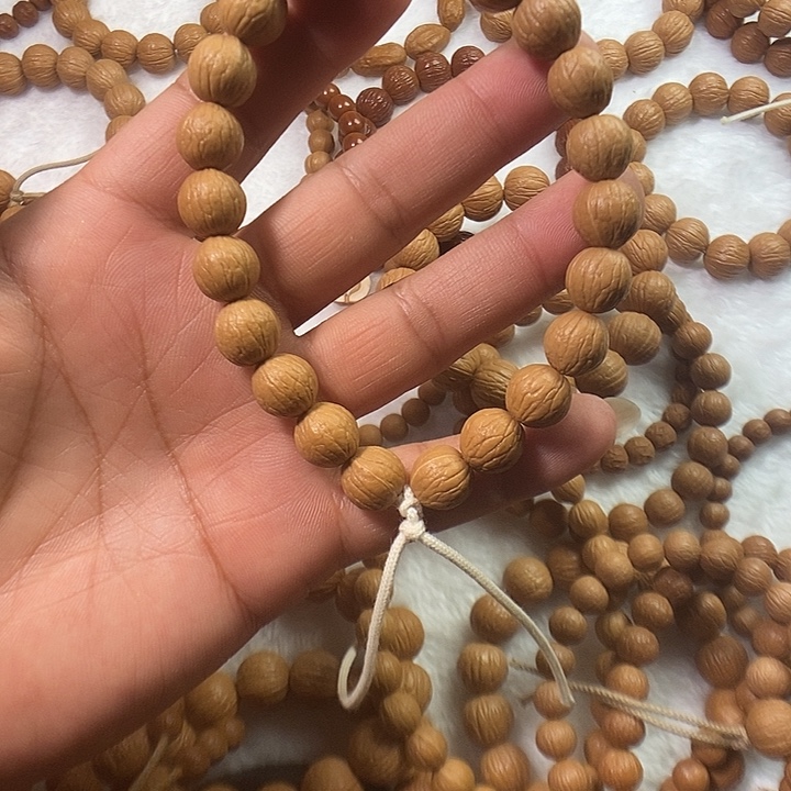 響***仔木质类猴头核桃小凤仙手持