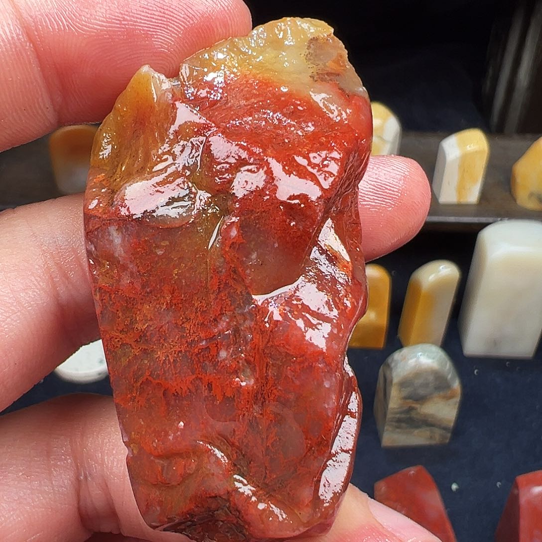 寿山石印石戲**石寿山石