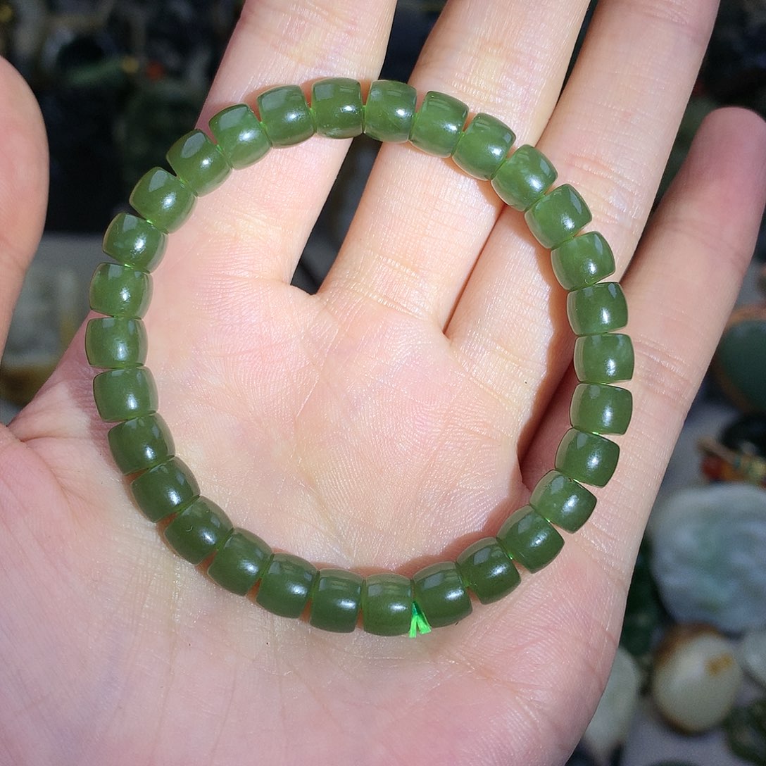 和田玉手串未镶嵌