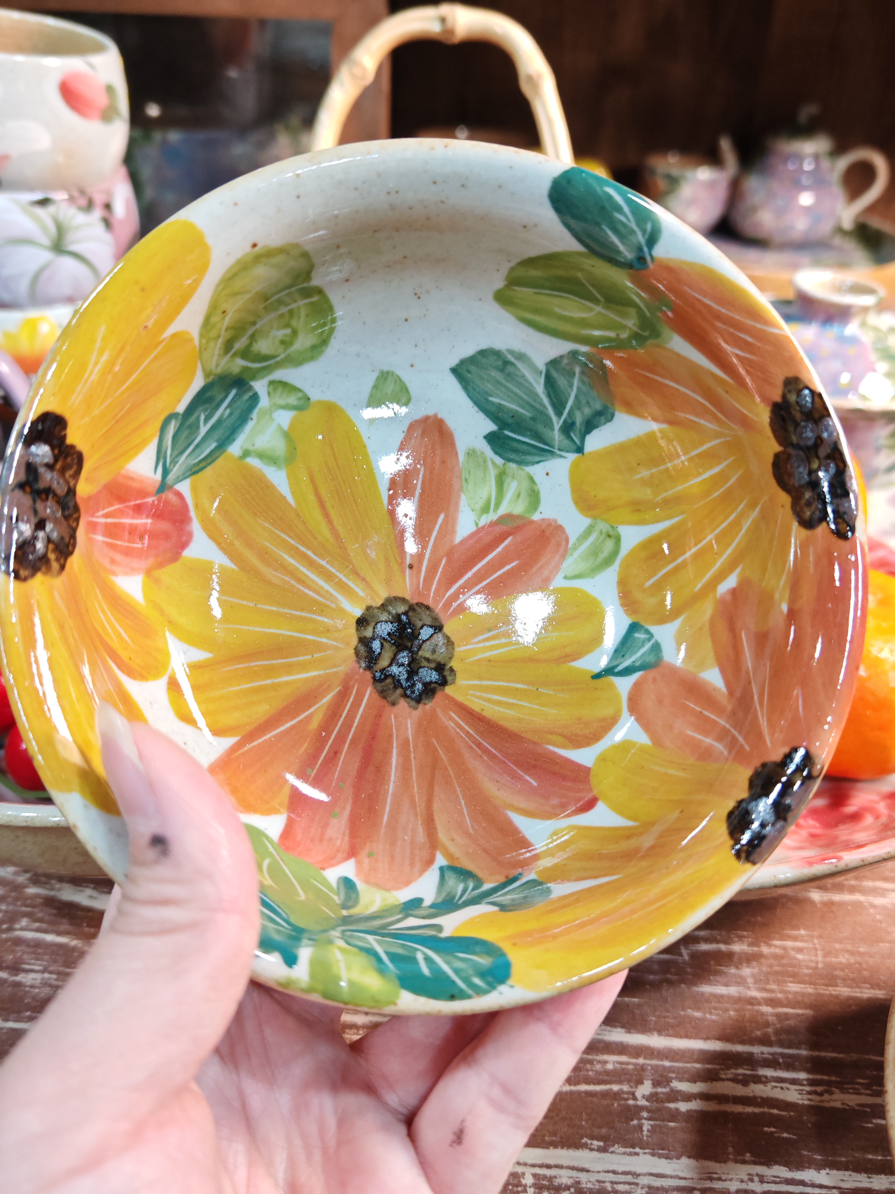 景德镇手工手绘茶壶