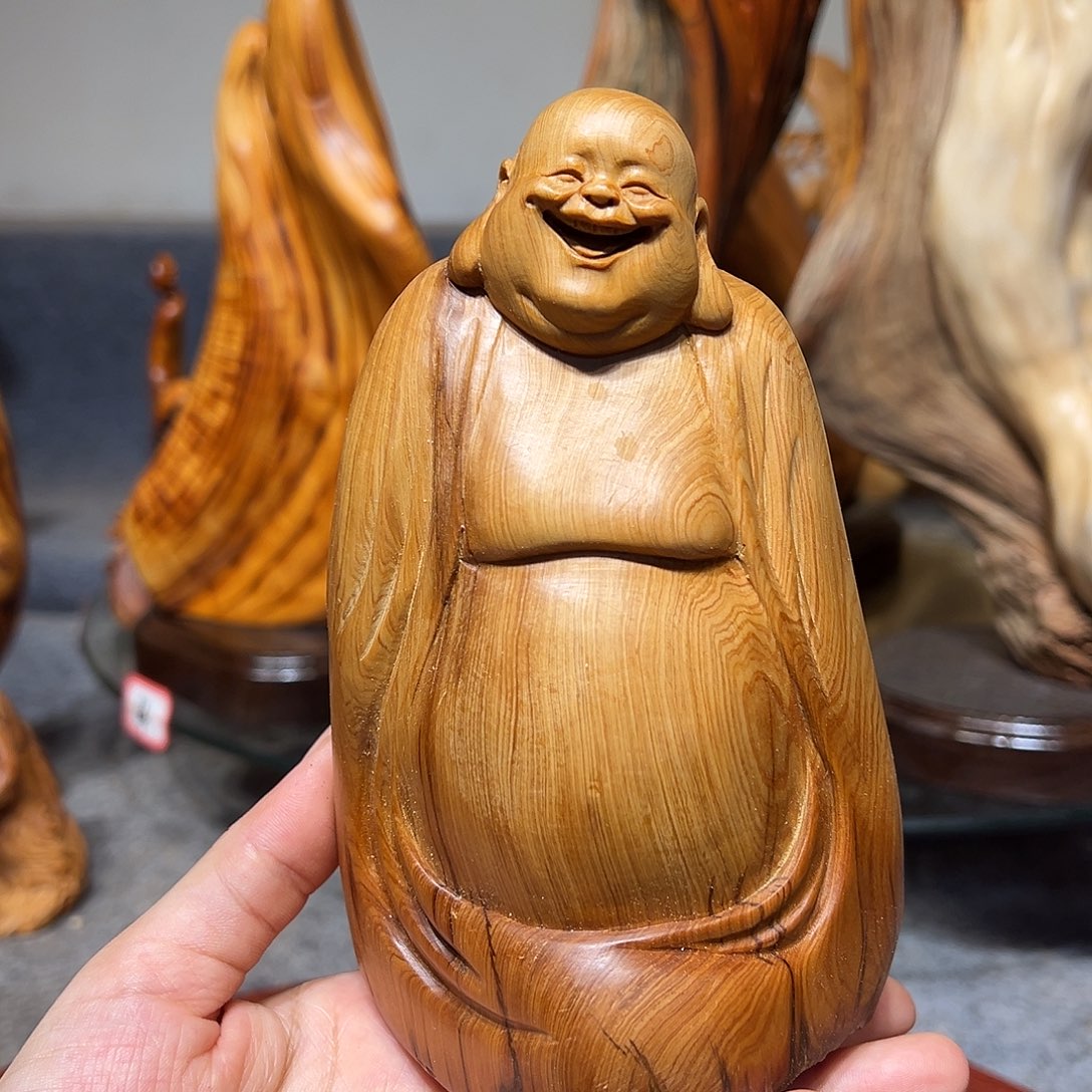 柏木崖柏木手把件摆件