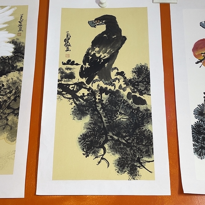 国画张圣敏先生纯手绘作品
