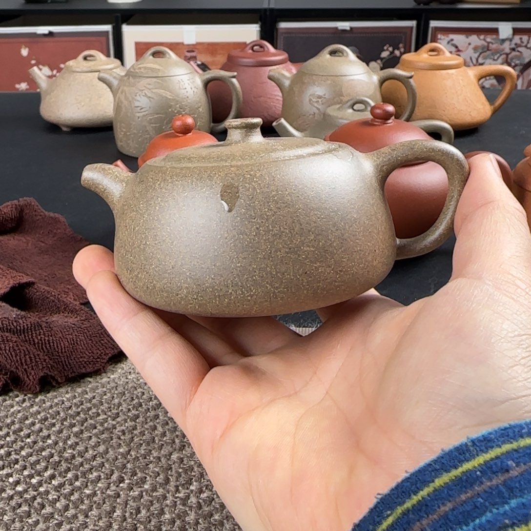 一***迹紫砂茶壶福利井栏