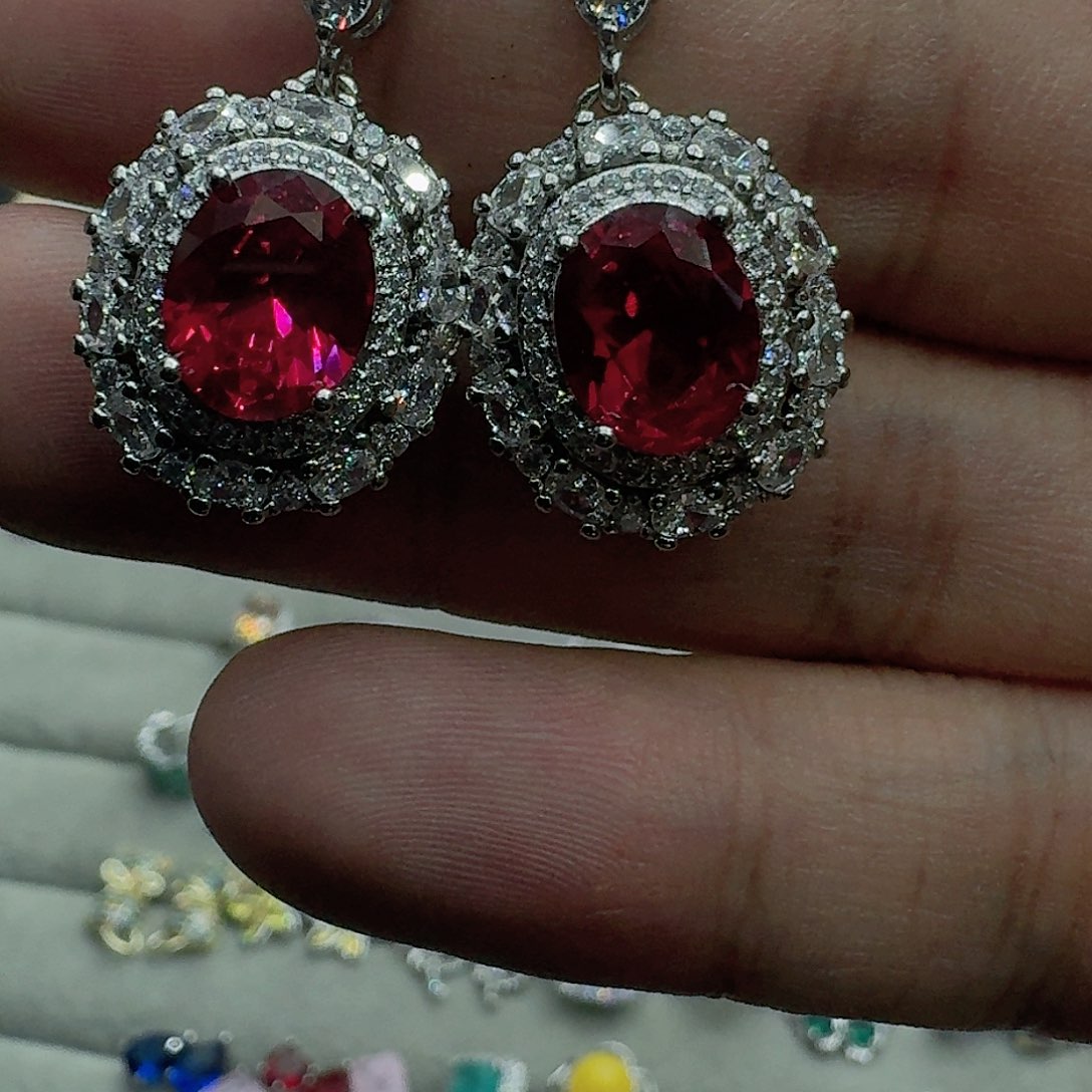 绿水晶戒指银S925镶嵌