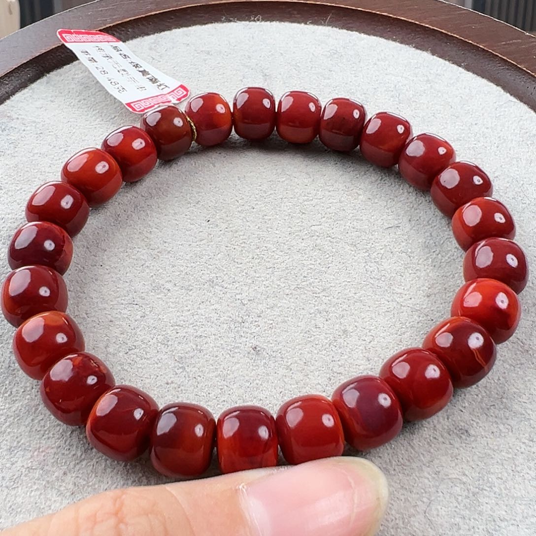 南红玛瑙手串未镶嵌
