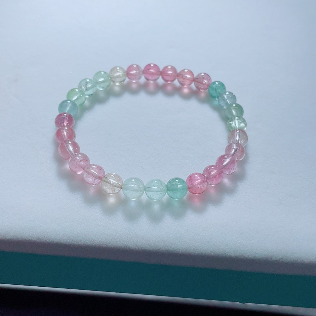 手链未镶嵌碧玺6.8mm左右