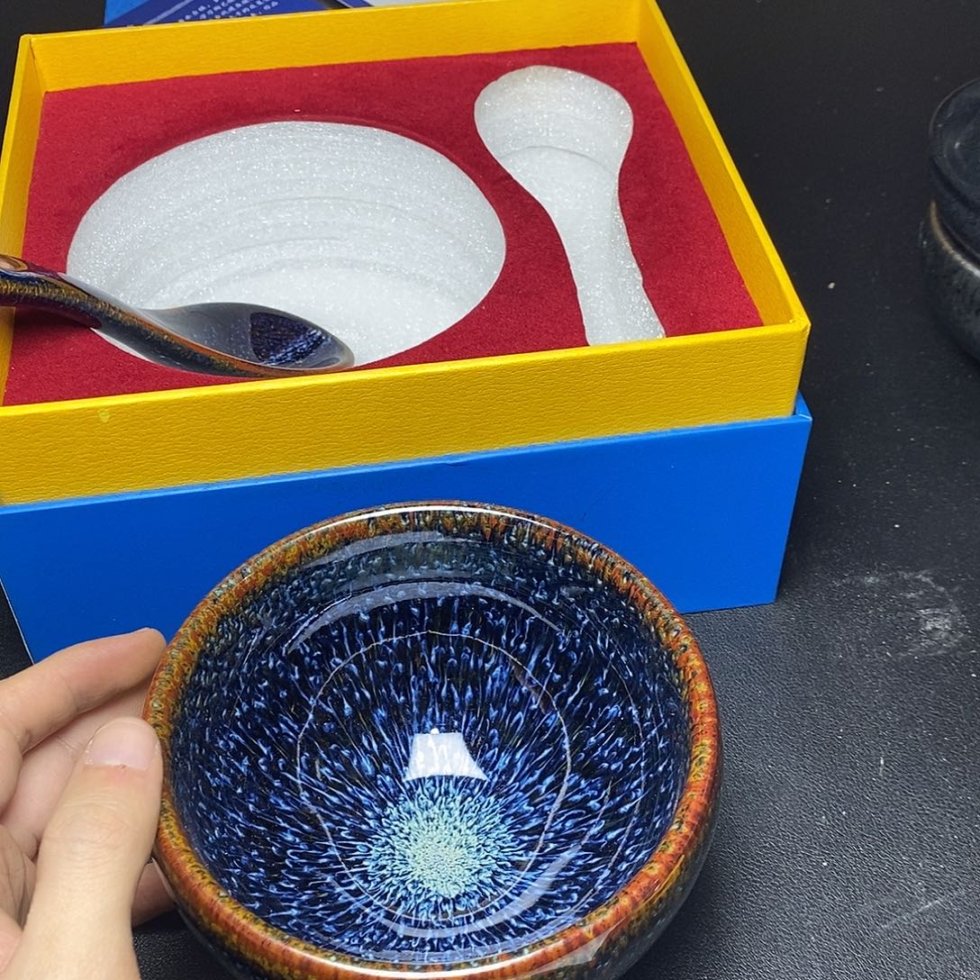 L***e茶盏95建窑建盏主人杯