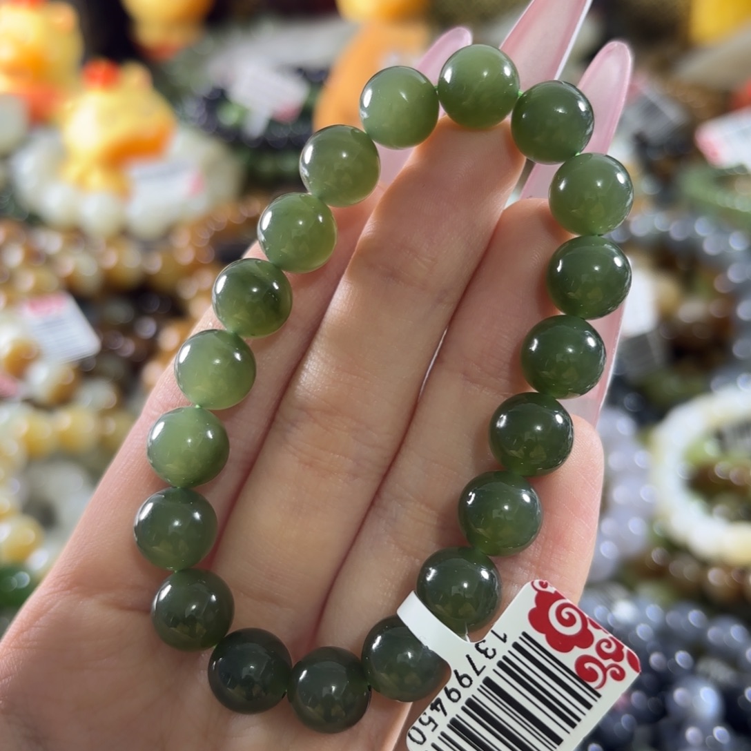 和田玉未镶嵌手链162