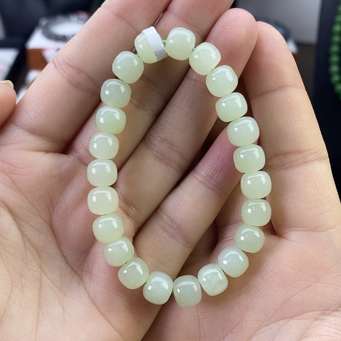 和田玉手串卡9未镶嵌