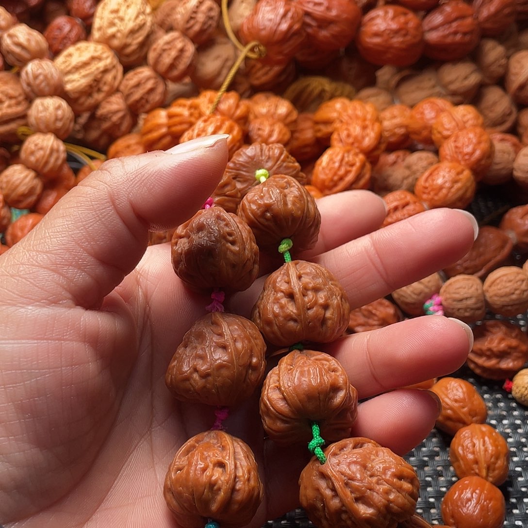 ****儿文玩核桃手串异形佛肚