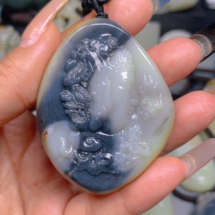 和田玉挂件未镶嵌