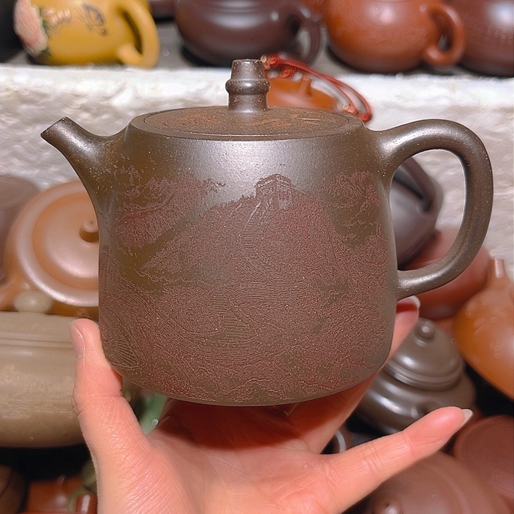 紫砂茶壶宜兴原矿紫砂紫砂壶350