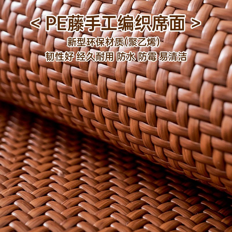 解放欧曼德龙重汽等货车专用夏季PE藤条编织卧铺凉席垫加厚透气