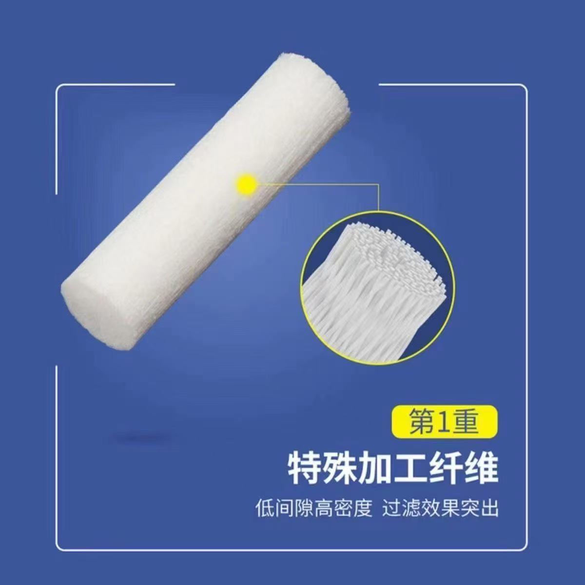 新款加厚斜口黄铜百福过滤壶专用过滤棉芯