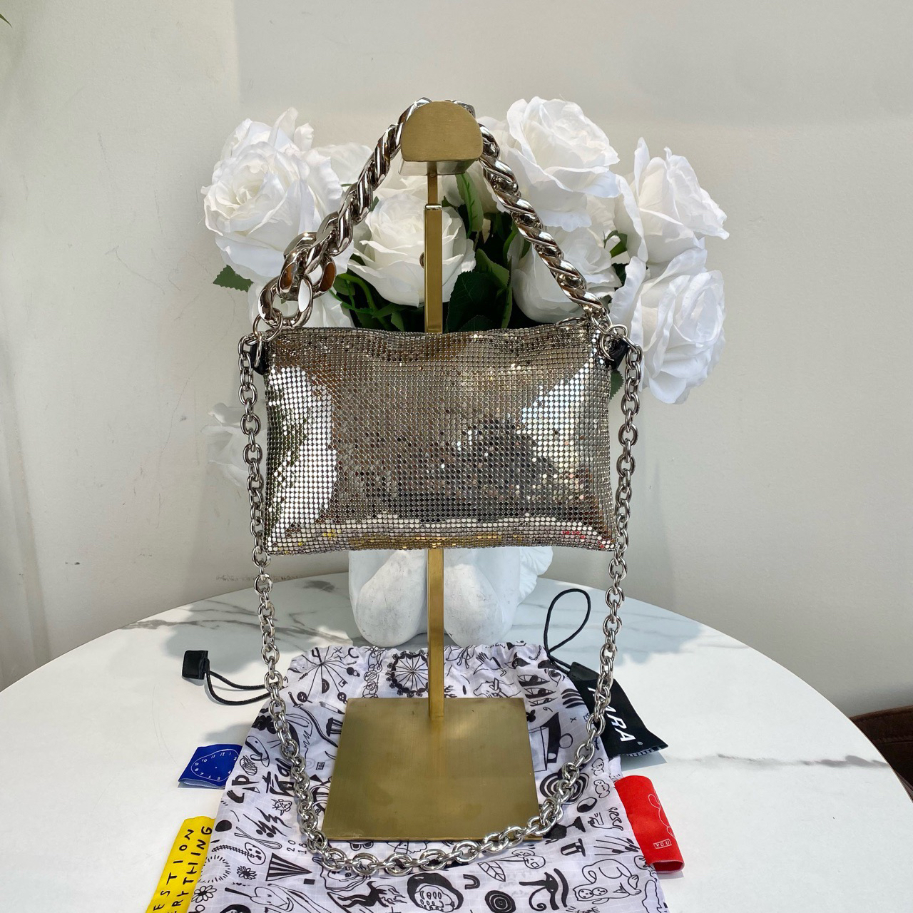 95新  御古屋/40217/KARA 金属亮片包