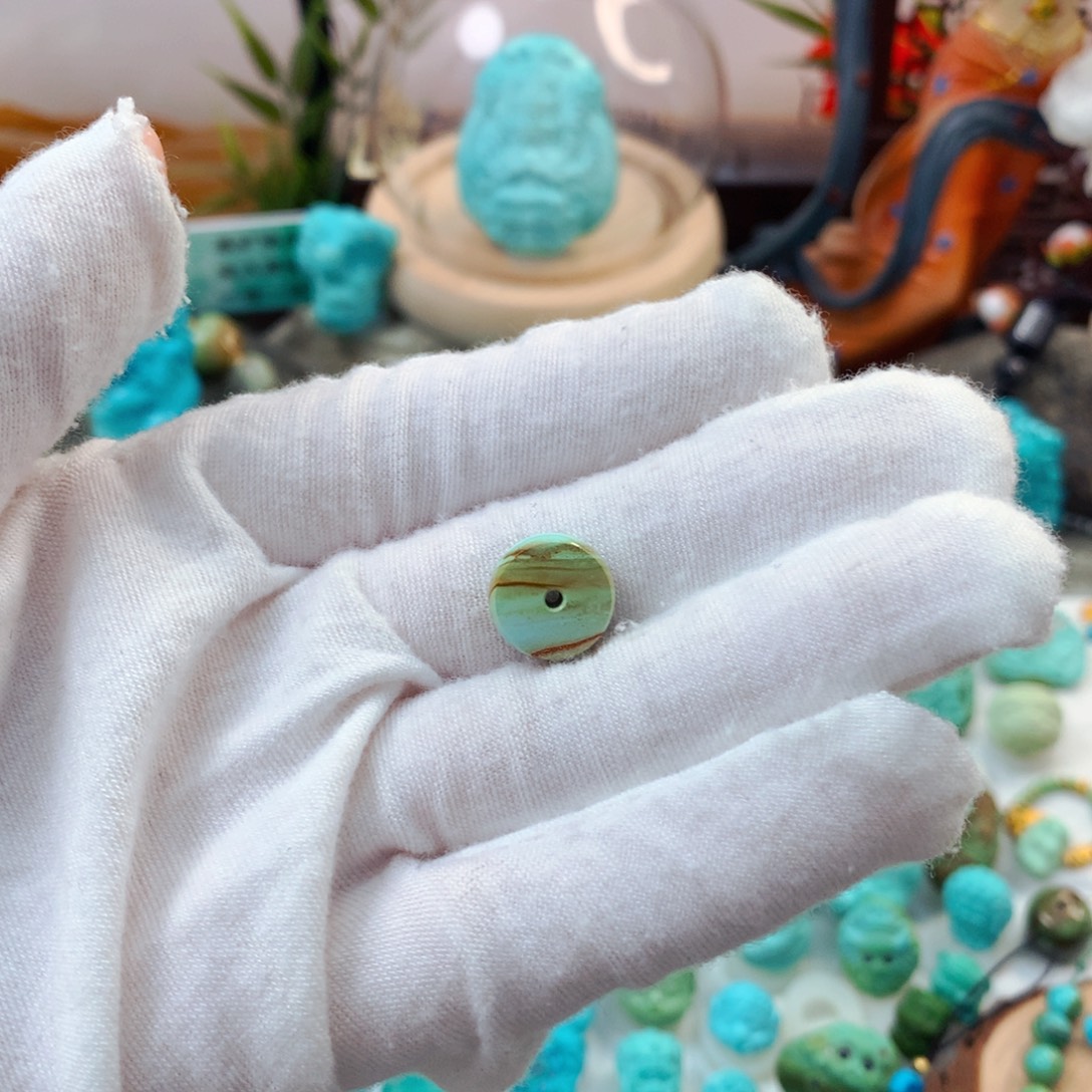 绿松石未镶嵌珠宝半成品