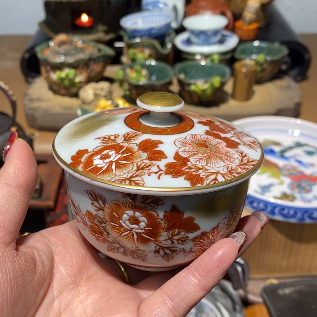 紫砂茶壶密胺手绘陶瓷 