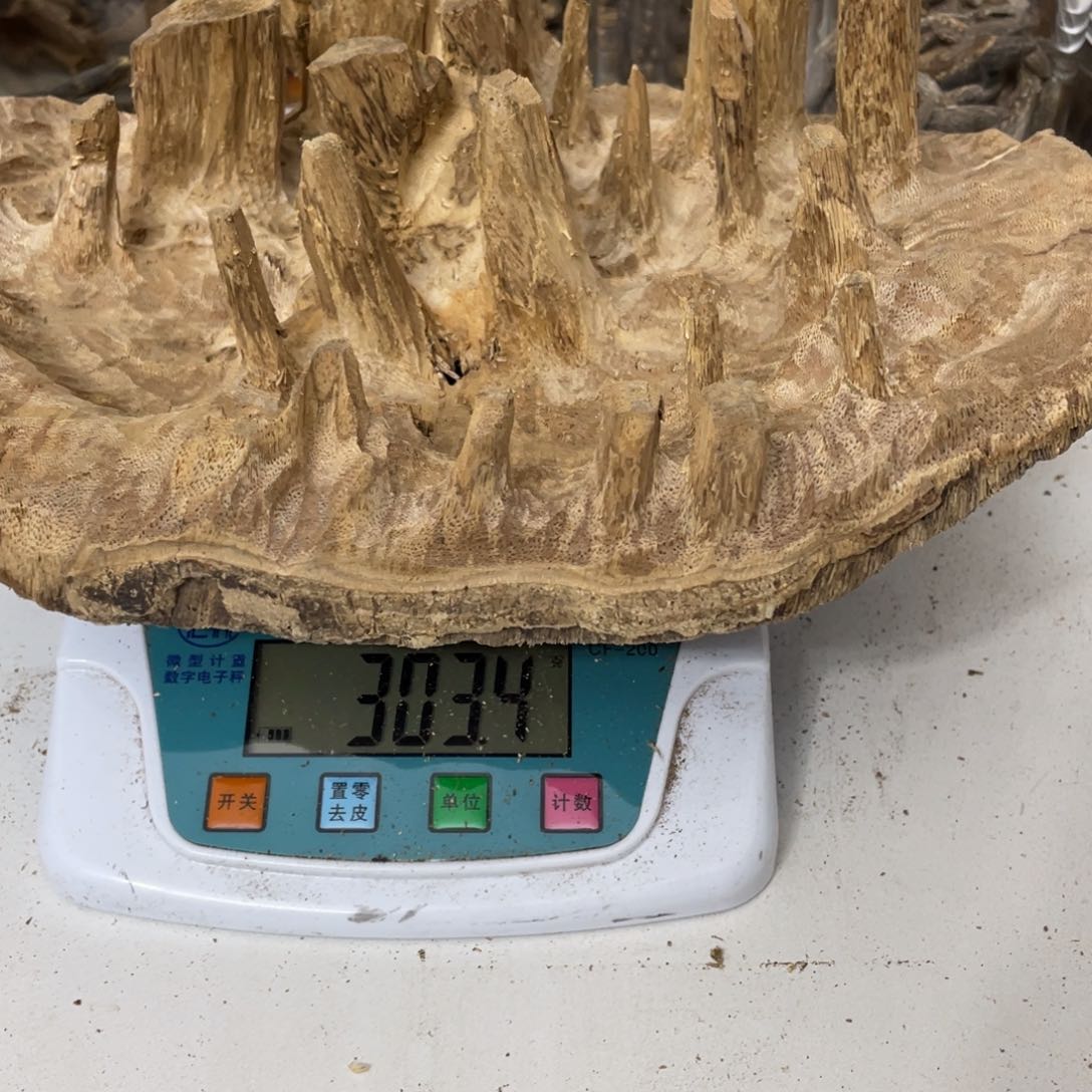 沉香沉香木制品姜**北海南沉香熏香块料303克