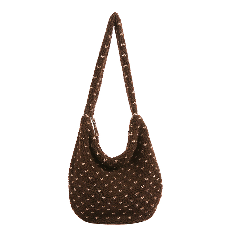 Scarlet Wong布包小众撞色质感磁扣复古民族风三根手提包波点