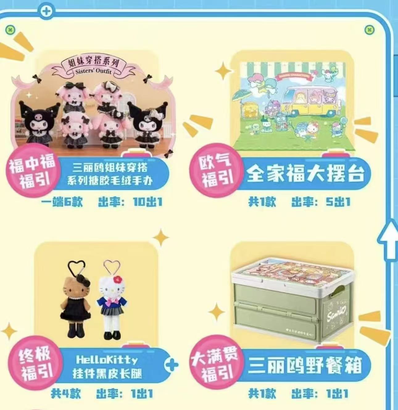 福引【平拆】三丽鸥星愿收藏纪元盲盒
