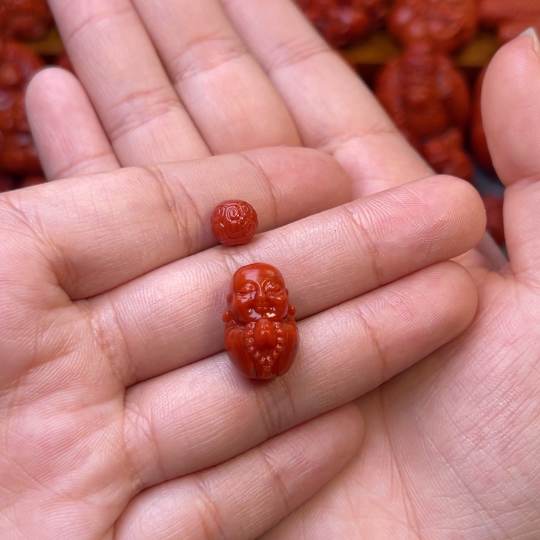 单***车南红玛瑙未镶嵌川料瓦西精工佛公