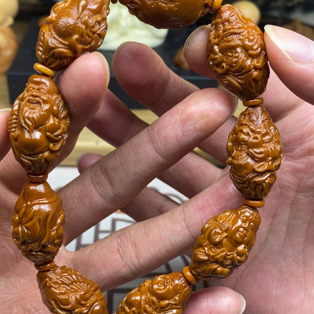 橄榄核手串/手链橄榄核雕工艺手串