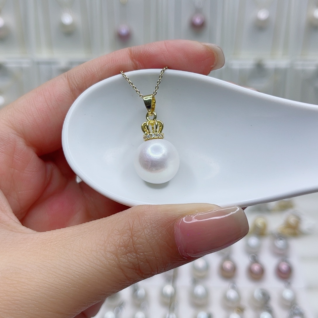 淡水珍珠未镶嵌吊坠(赠链)