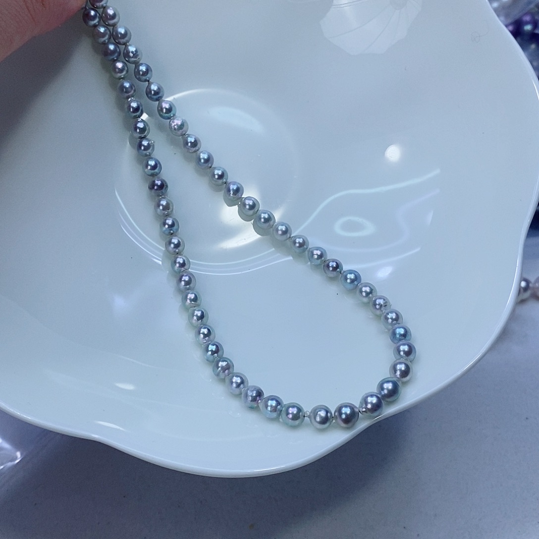 海水珍珠颈饰银S925镶嵌