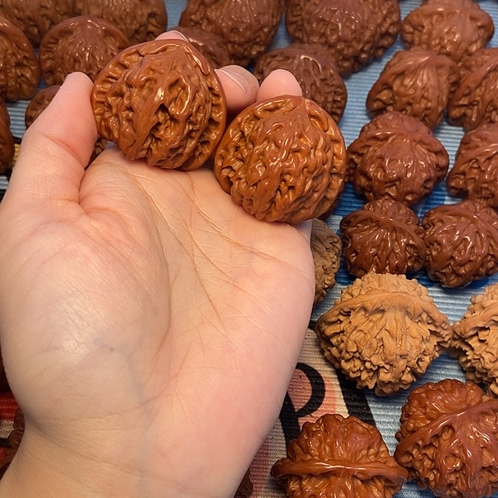 吊坠文玩核桃34白狮子