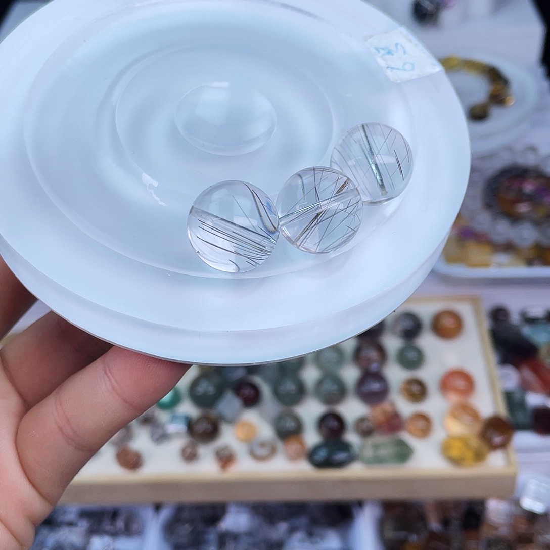 水晶水晶单珠未镶嵌