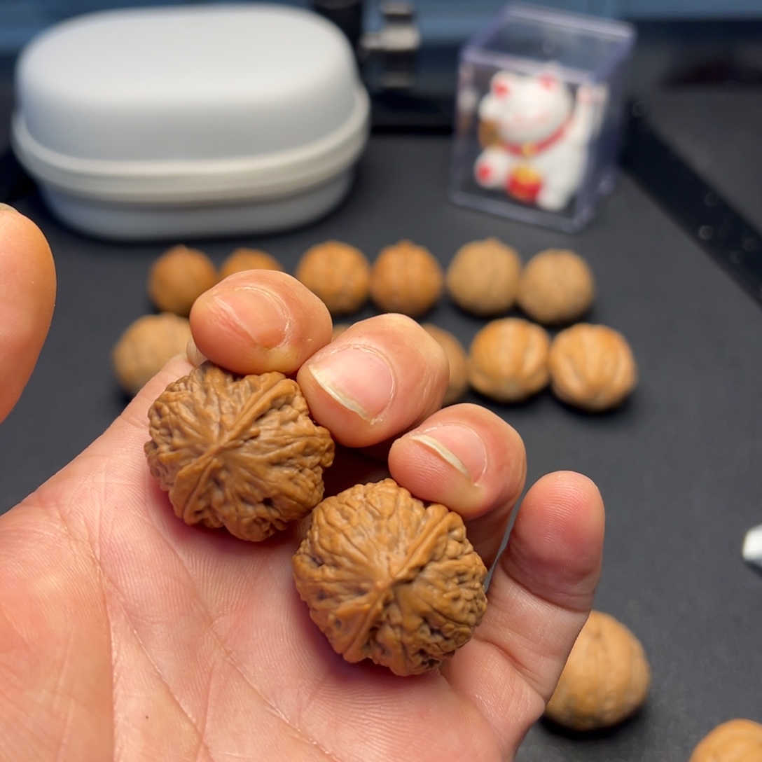 把件文玩核桃龙骨一道筋