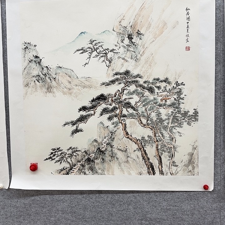 国画花鸟的翅膀和羽毛的羽毛