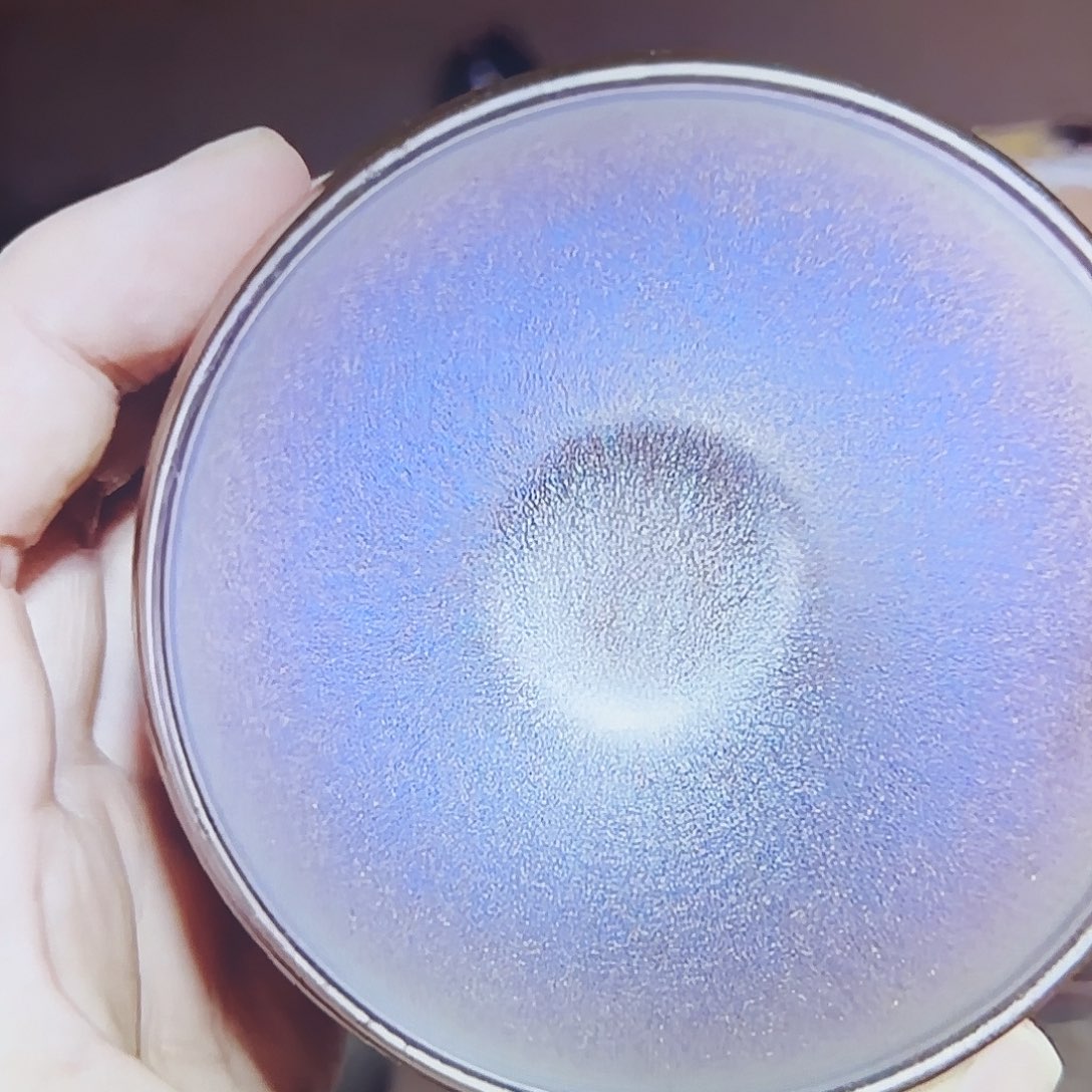 茶盏粉极光建盏杯