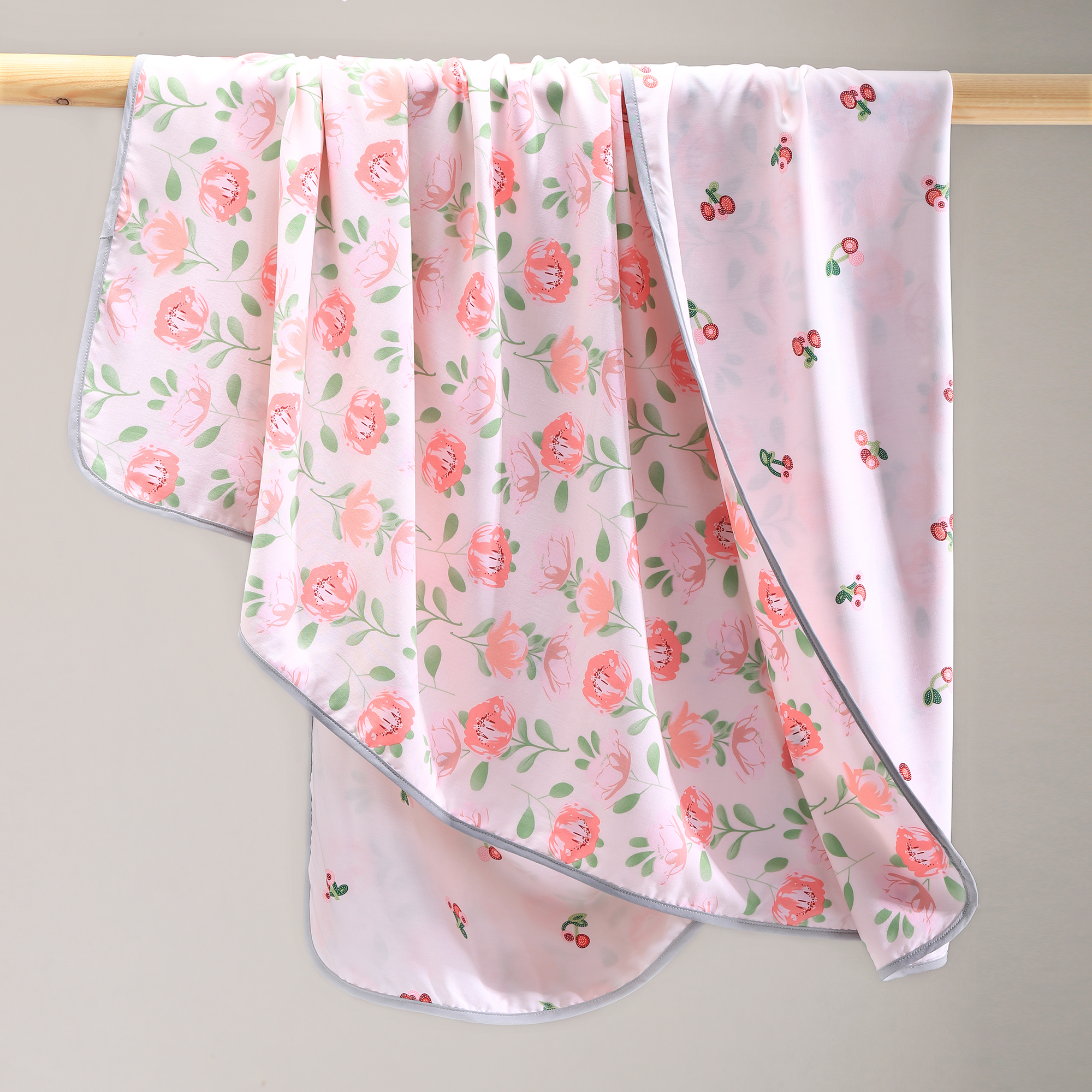 人造棉盖毯毯子薄款办公室午睡披肩夏凉被空调毛巾被飞机航空沙发